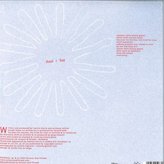 Frank & Tony Ethos LP (2x12"LP)