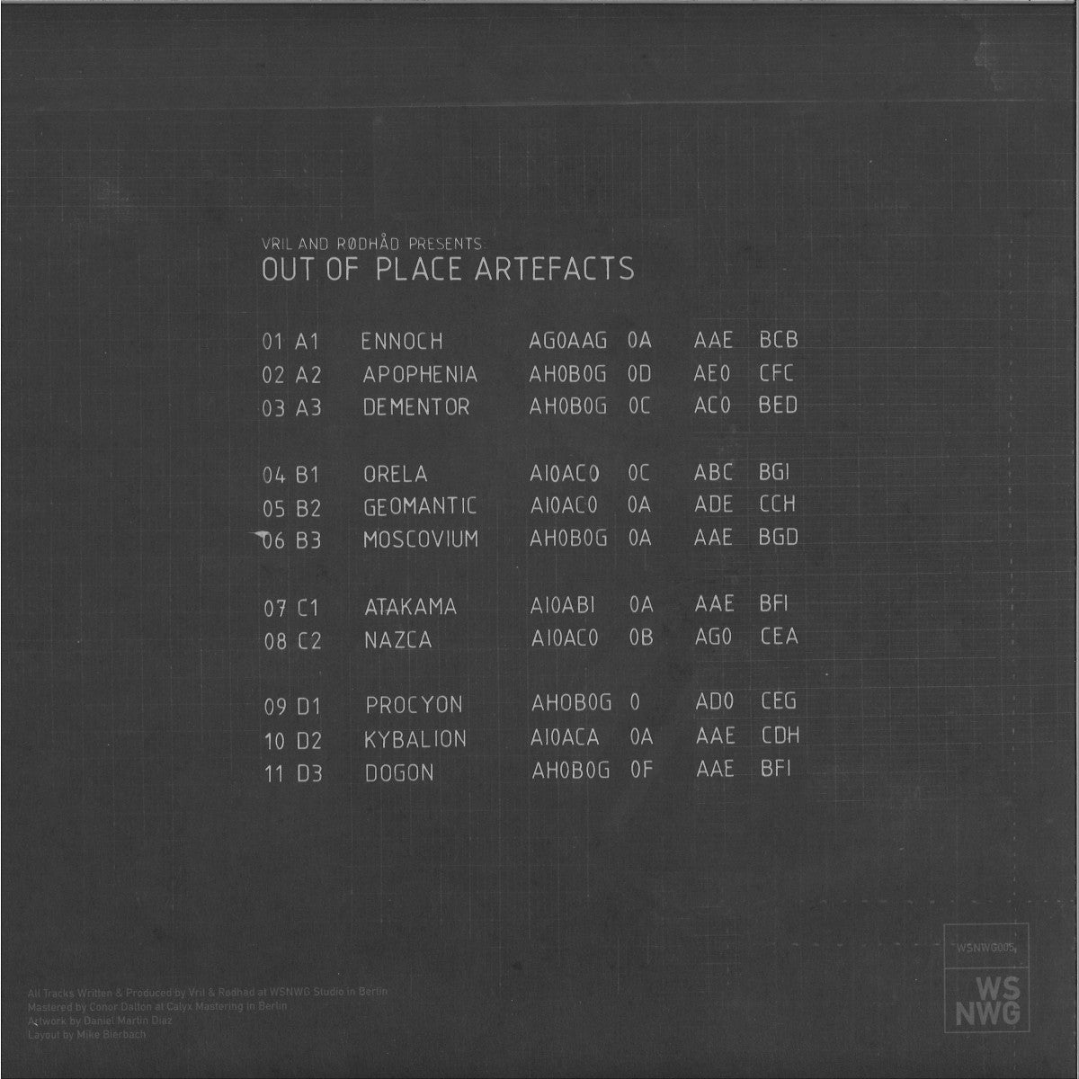 Vril & Rødhåd- Presents Out Of Place Artefacs (2x12"LP)